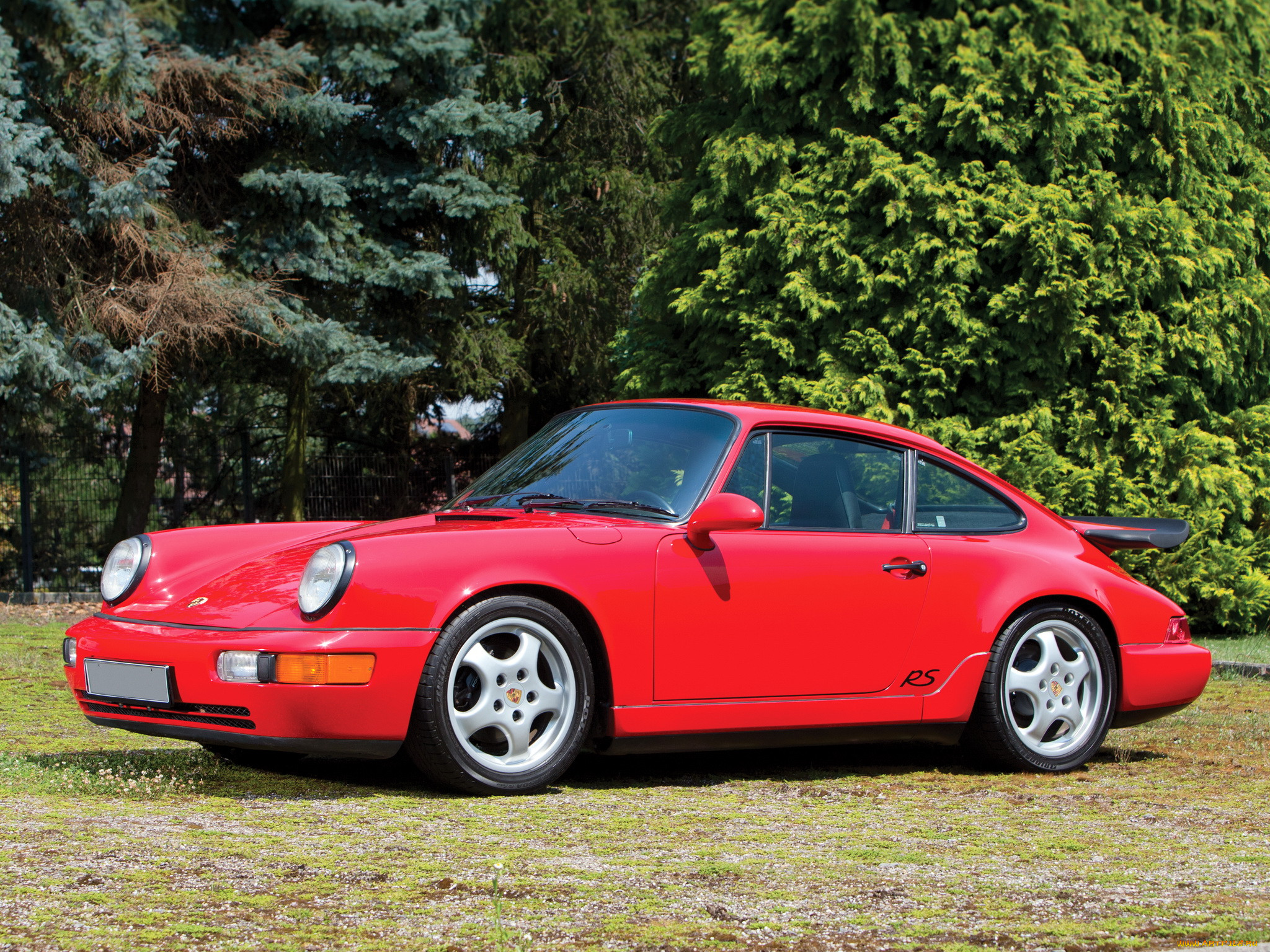 , porsche, 3-6, rs, carrera, 911, 964, , america